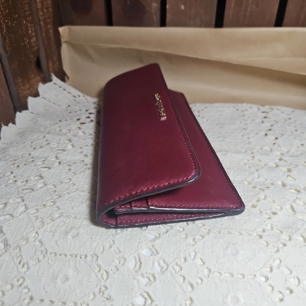 Michael Kors Burgundy Travel Wallet - Picture 6 of 7